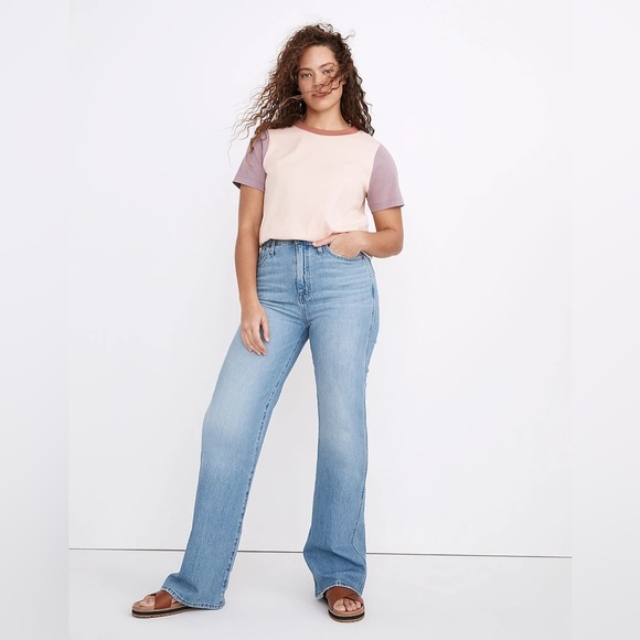 Madewell Denim - Madewell 11” High Rise Flare Jeans in Conwell Wash size 29
